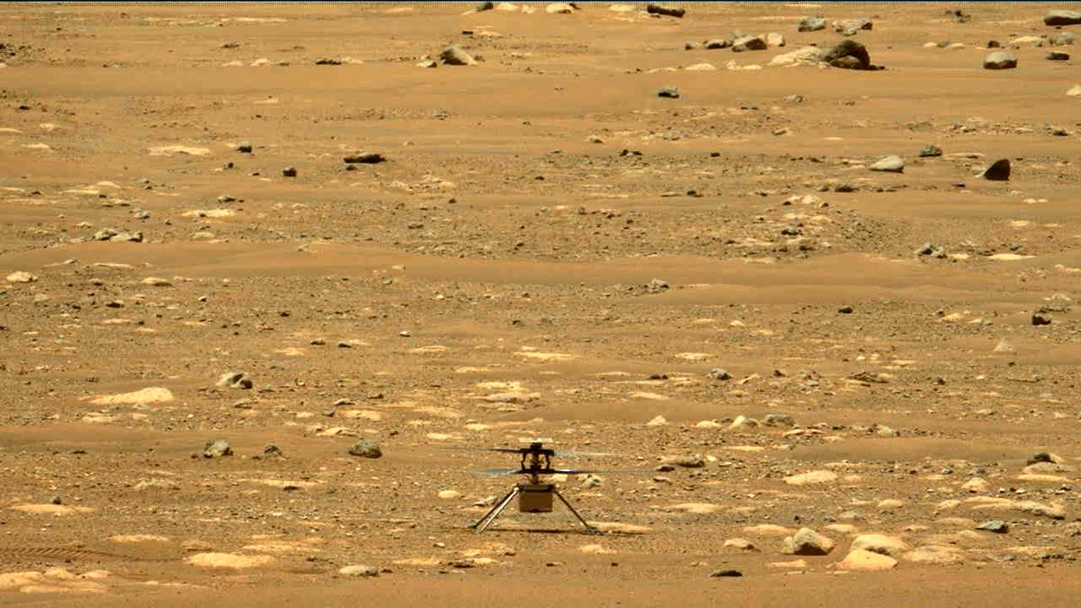 This image was taken by MCZ_LEFT onboard NASA's Mars rover Perseverance on Sol 58