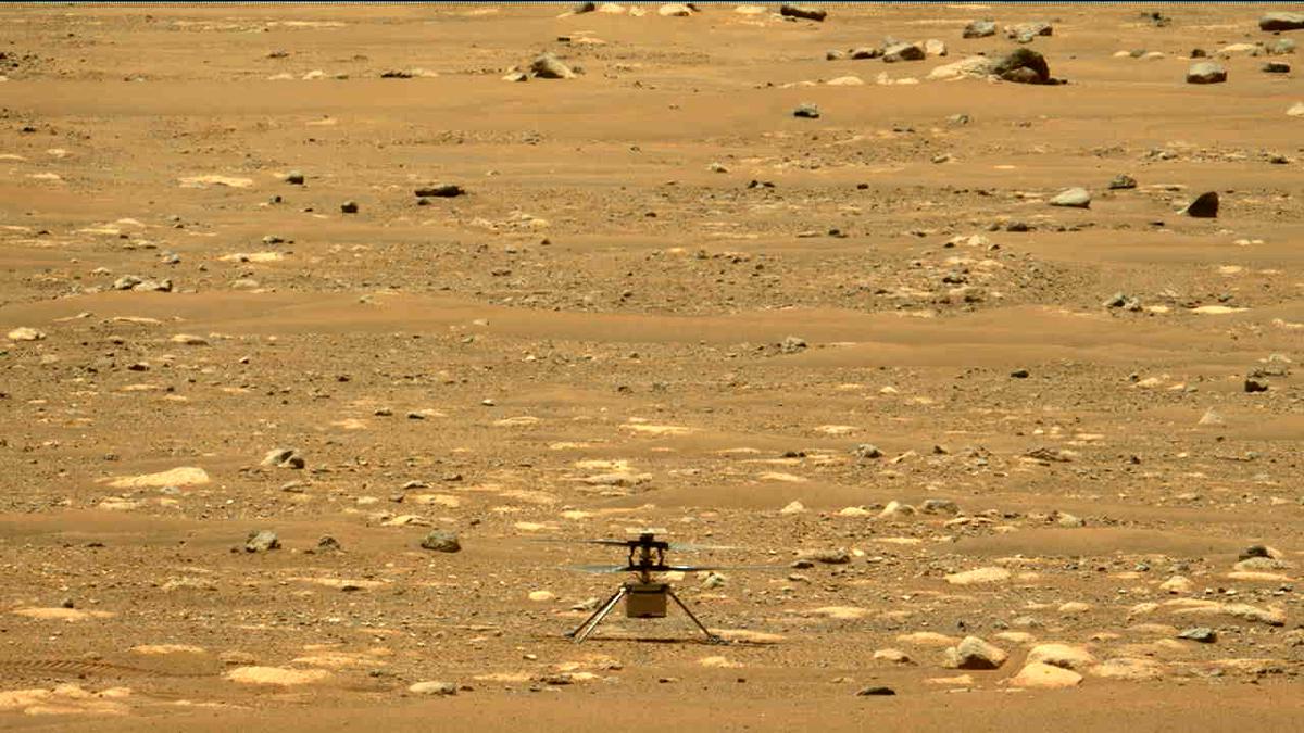This image was taken by MCZ_LEFT onboard NASA's Mars rover Perseverance on Sol 58