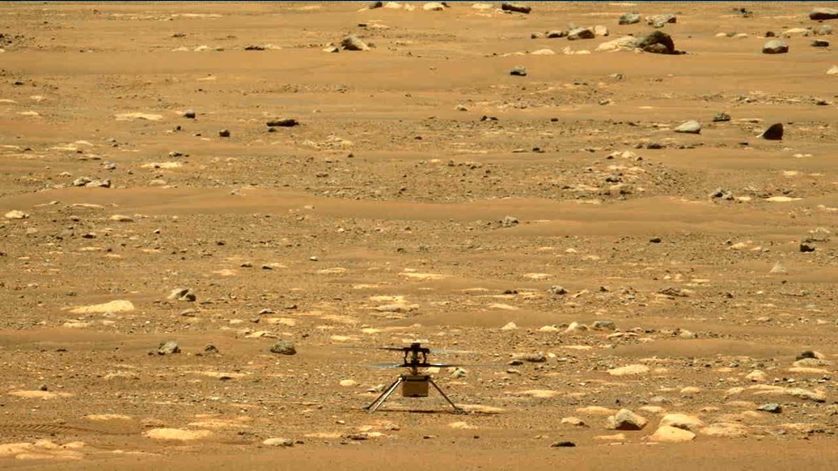 This image was taken by MCZ_LEFT onboard NASA's Mars rover Perseverance on Sol 58