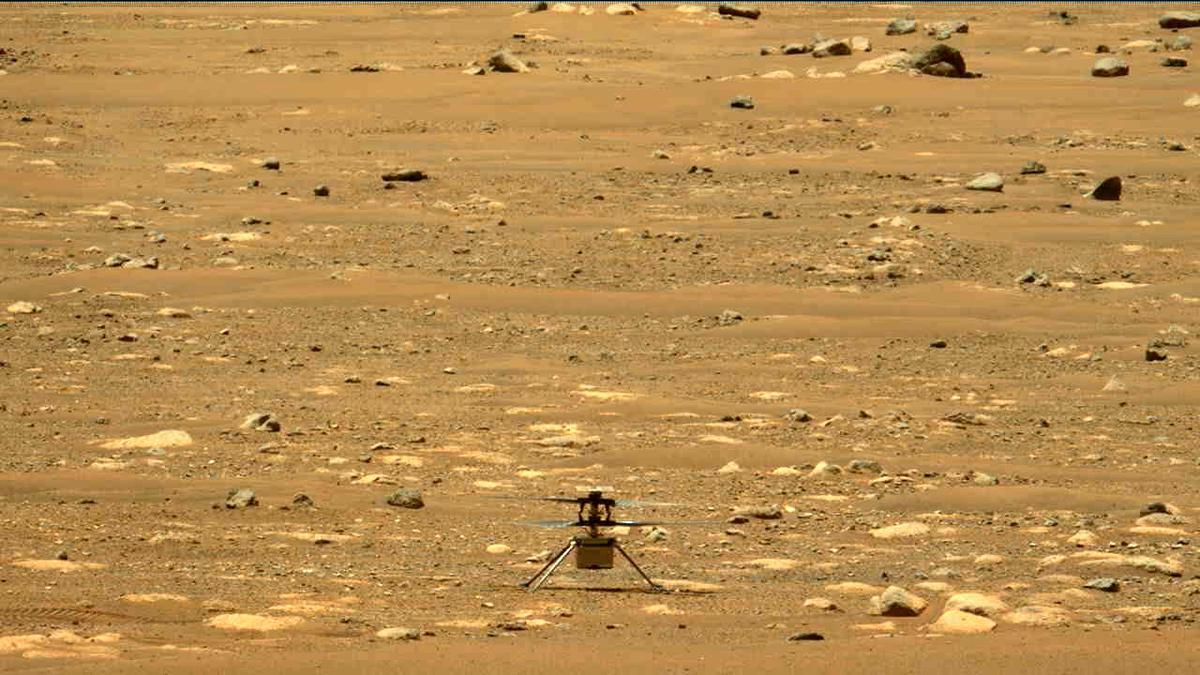 This image was taken by MCZ_LEFT onboard NASA's Mars rover Perseverance on Sol 58