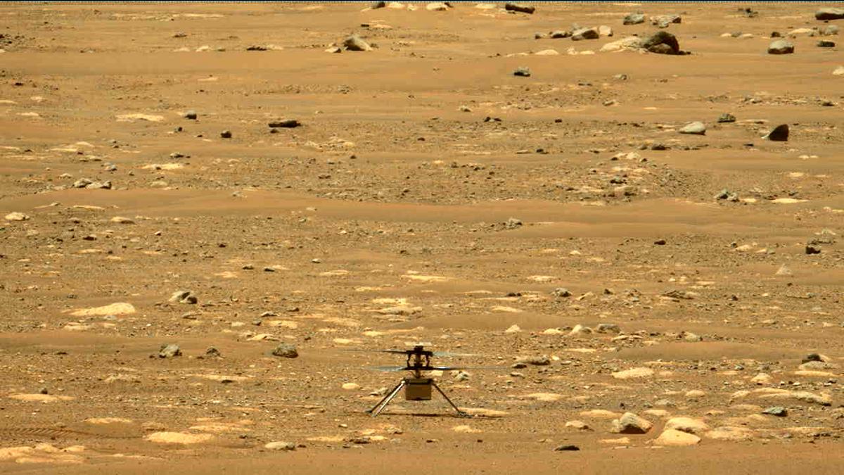 This image was taken by MCZ_LEFT onboard NASA's Mars rover Perseverance on Sol 58