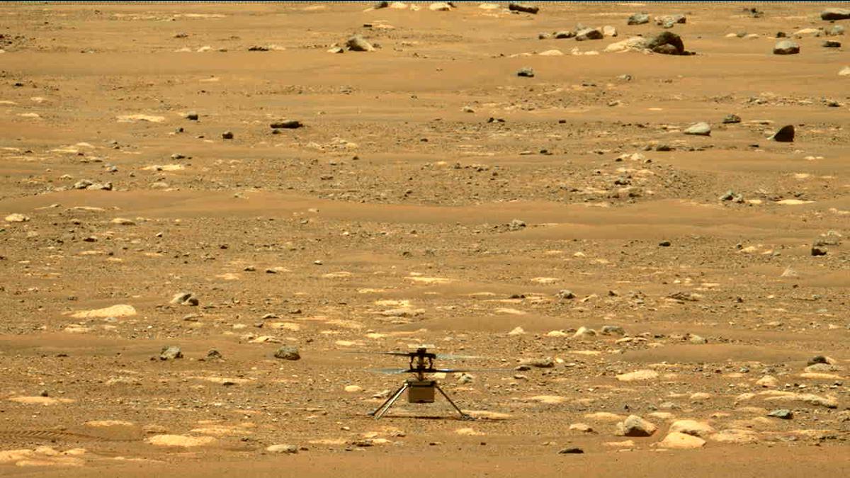 This image was taken by MCZ_LEFT onboard NASA's Mars rover Perseverance on Sol 58