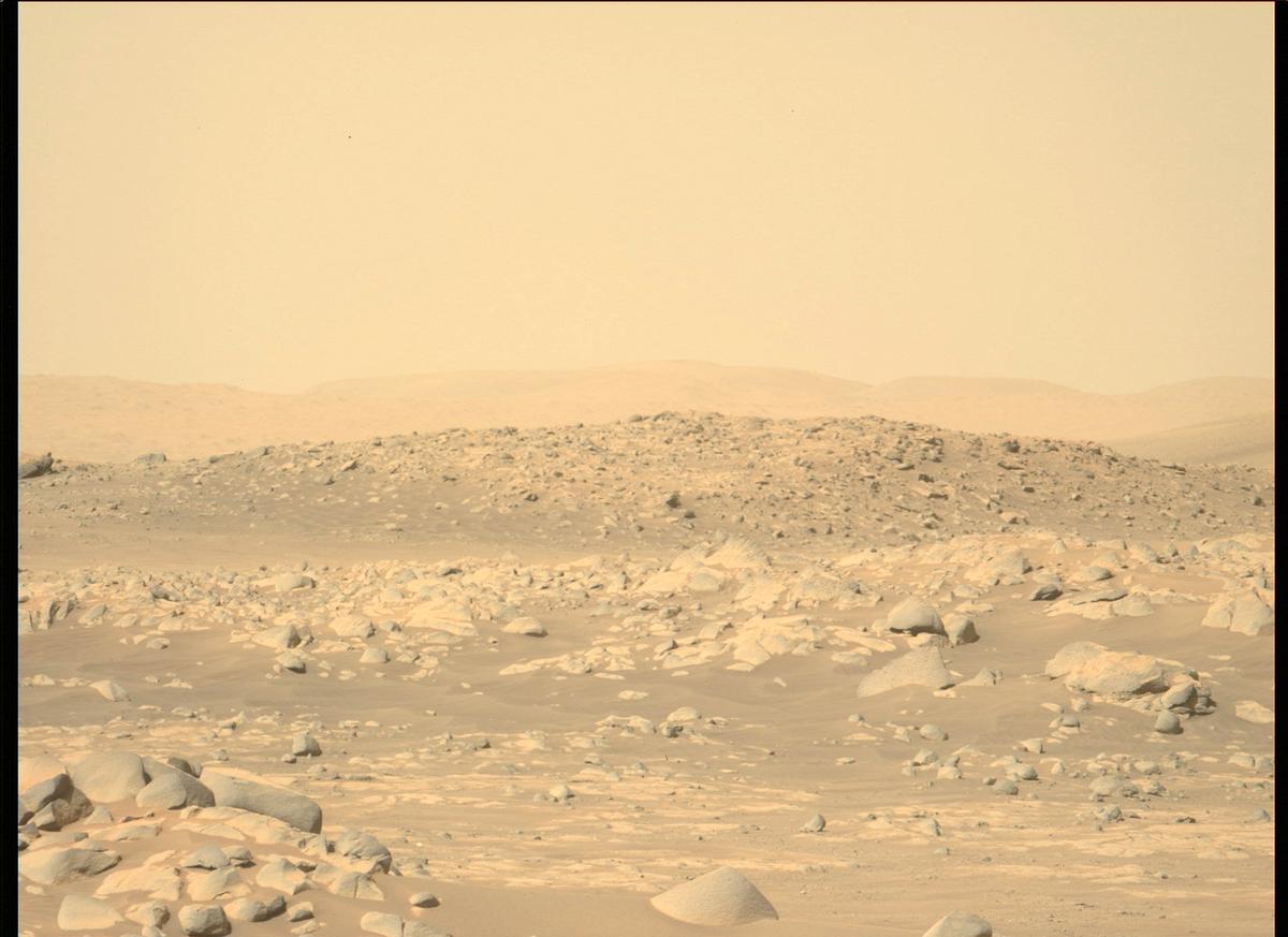 This image was taken by MCZ_LEFT onboard NASA's Mars rover Perseverance on Sol 59