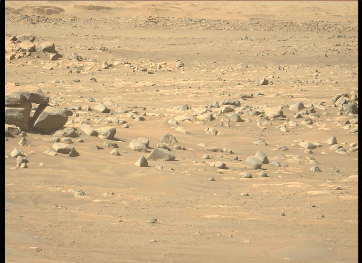 This image was taken by MCZ_LEFT onboard NASA's Mars rover Perseverance on Sol 59