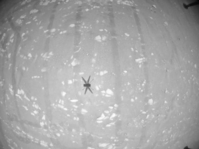 This image was taken by HELI_NAV onboard NASA's Mars rover Perseverance on Sol 61