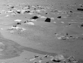 View image taken on Mars, Mars Perseverance Sol 61: Right Navigation Camera (Navcam)