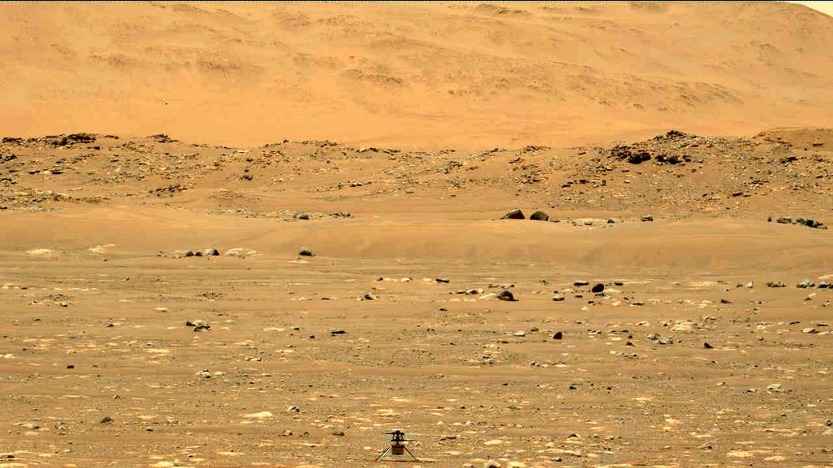 This image was taken by MCZ_LEFT onboard NASA's Mars rover Perseverance on Sol 61