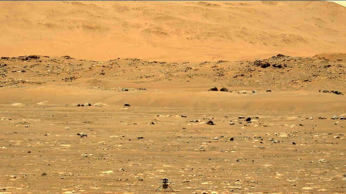 This image was taken by MCZ_LEFT onboard NASA's Mars rover Perseverance on Sol 61