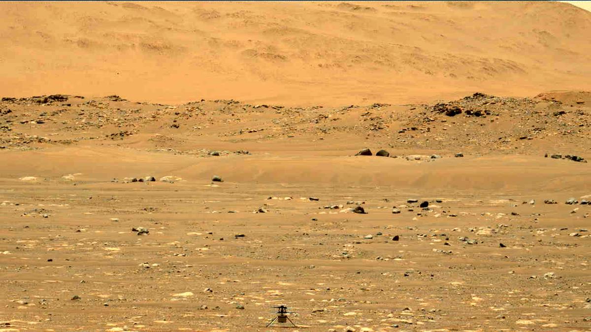 This image was taken by MCZ_LEFT onboard NASA's Mars rover Perseverance on Sol 61