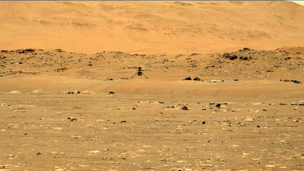 This image was taken by MCZ_LEFT onboard NASA's Mars rover Perseverance on Sol 61