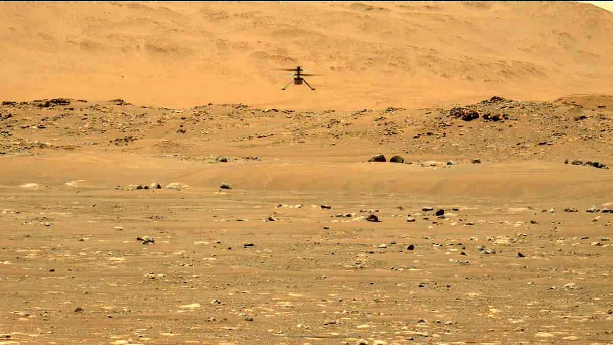 This image was taken by MCZ_LEFT onboard NASA's Mars rover Perseverance on Sol 61