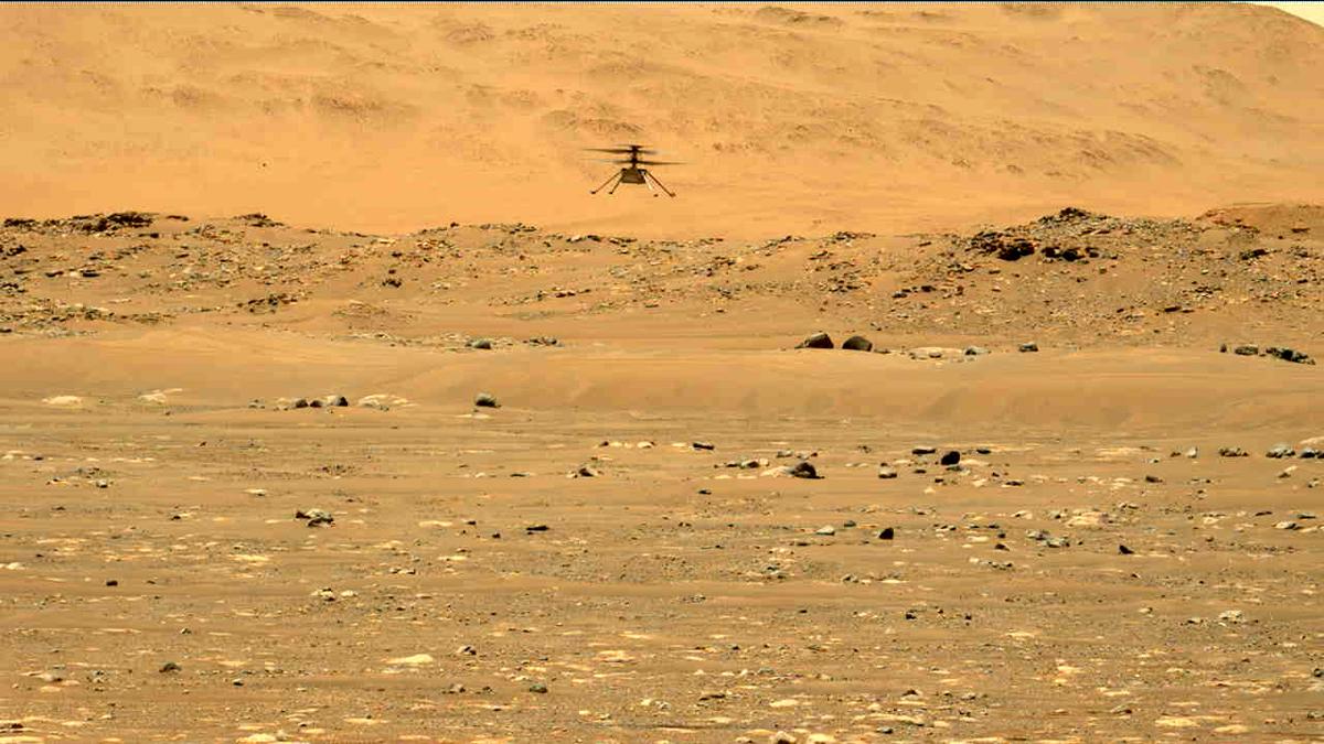 This image was taken by MCZ_LEFT onboard NASA's Mars rover Perseverance on Sol 61