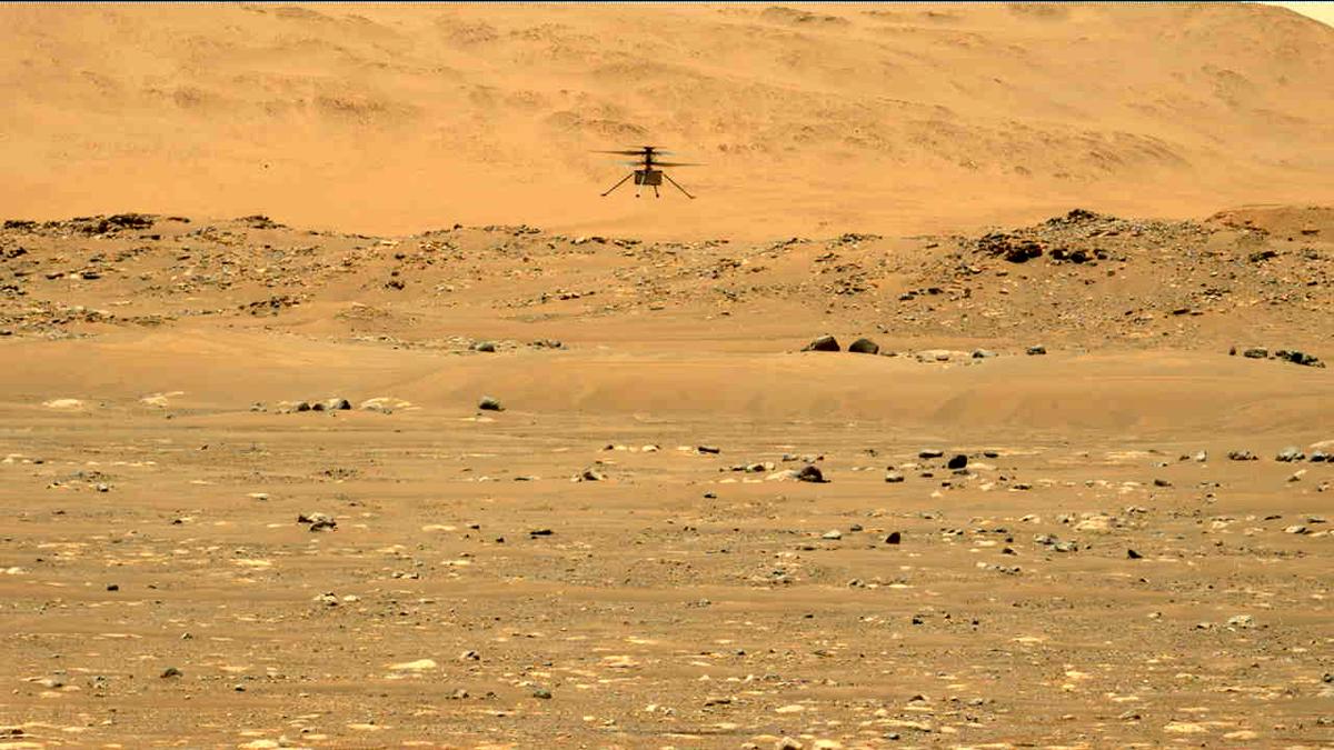 This image was taken by MCZ_LEFT onboard NASA's Mars rover Perseverance on Sol 61