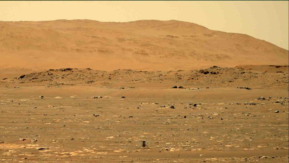 This image was taken by MCZ_RIGHT onboard NASA's Mars rover Perseverance on Sol 61