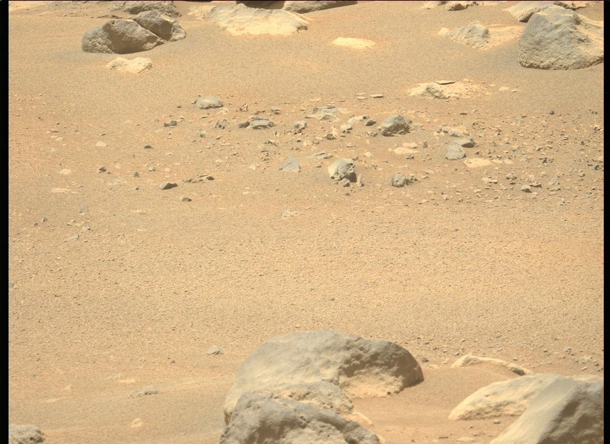 This image was taken by MCZ_LEFT onboard NASA's Mars rover Perseverance on Sol 62