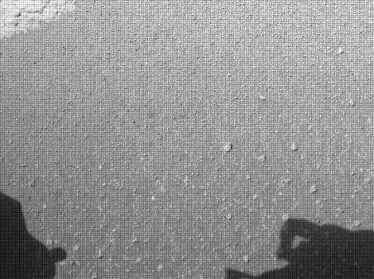 This image was taken by FRONT_HAZCAM_LEFT_A onboard NASA's Mars rover Perseverance on Sol 63