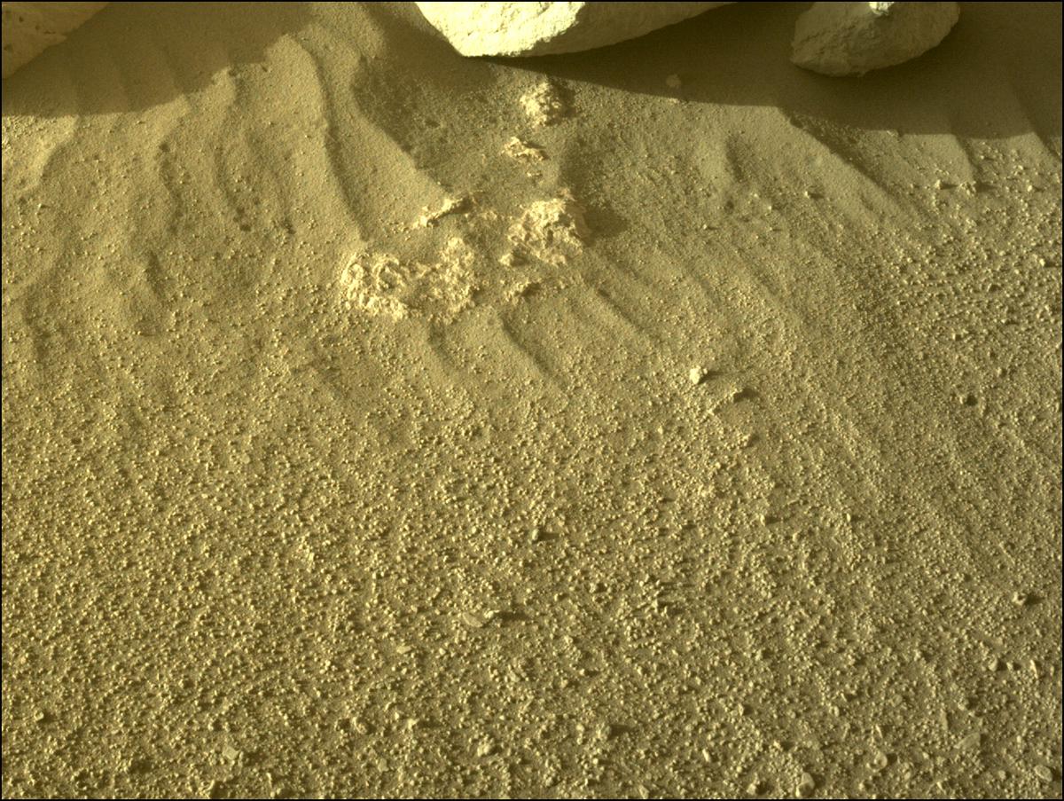 This image was taken by FRONT_HAZCAM_LEFT_A onboard NASA's Mars rover Perseverance on Sol 63