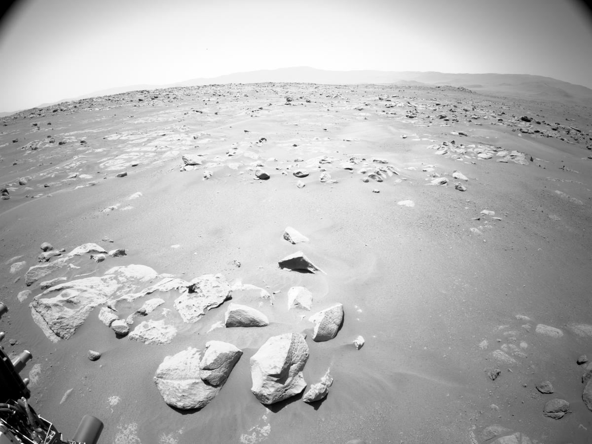 This image was taken by NAVCAM_LEFT onboard NASA's Mars rover Perseverance on Sol 63