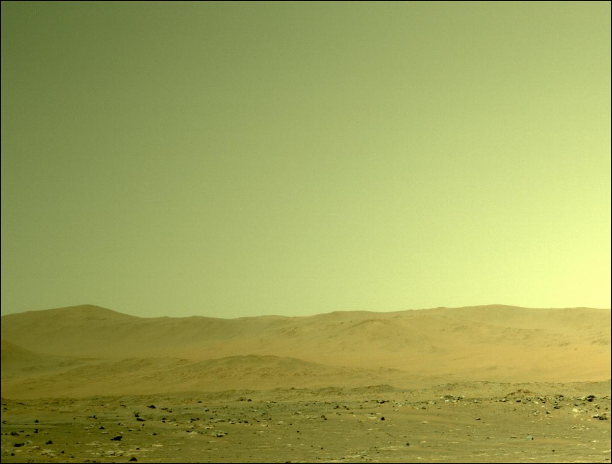 This image was taken by NAVCAM_LEFT onboard NASA's Mars rover Perseverance on Sol 64