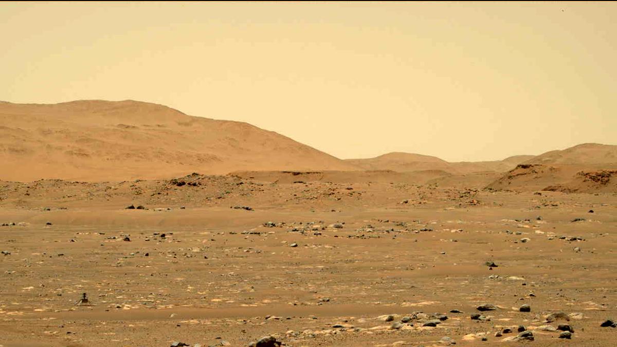 This image was taken by MCZ_RIGHT onboard NASA's Mars rover Perseverance on Sol 64