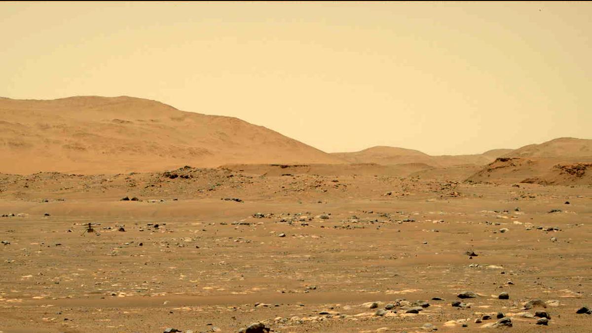 This image was taken by MCZ_RIGHT onboard NASA's Mars rover Perseverance on Sol 64