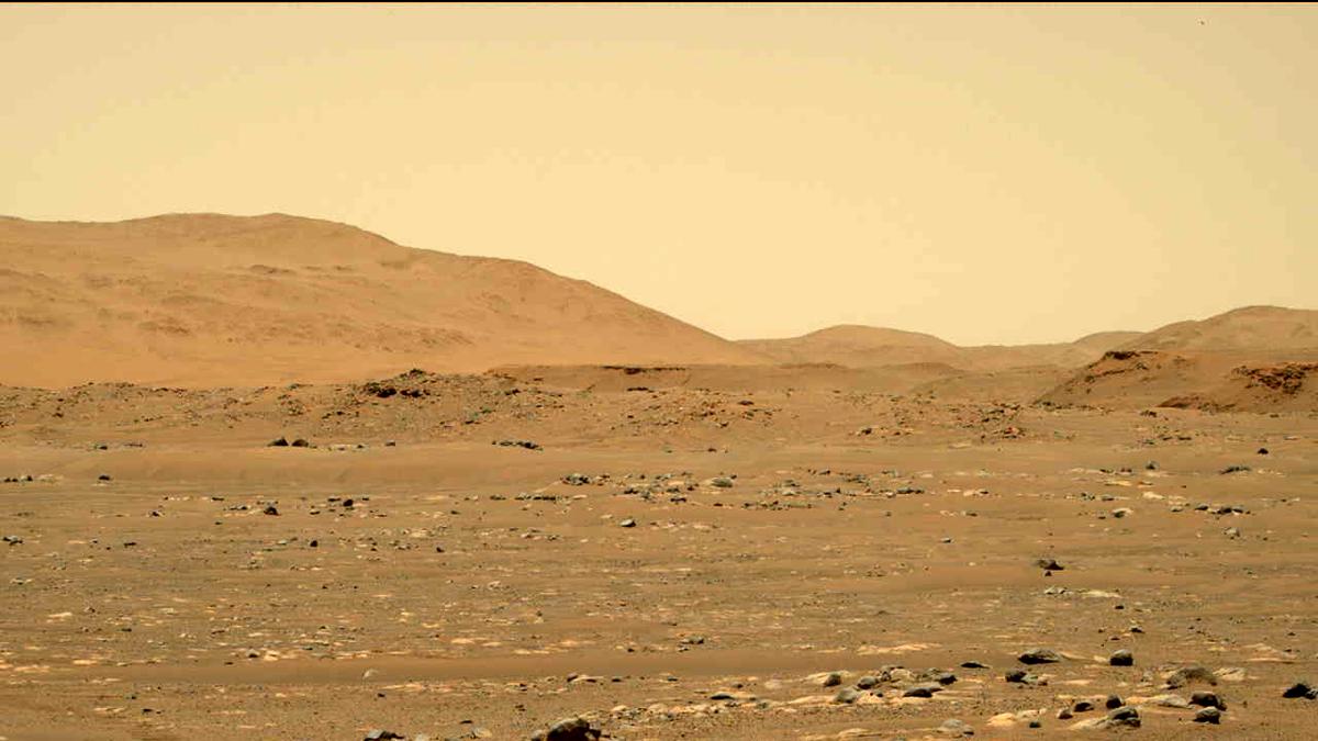 This image was taken by MCZ_RIGHT onboard NASA's Mars rover Perseverance on Sol 64