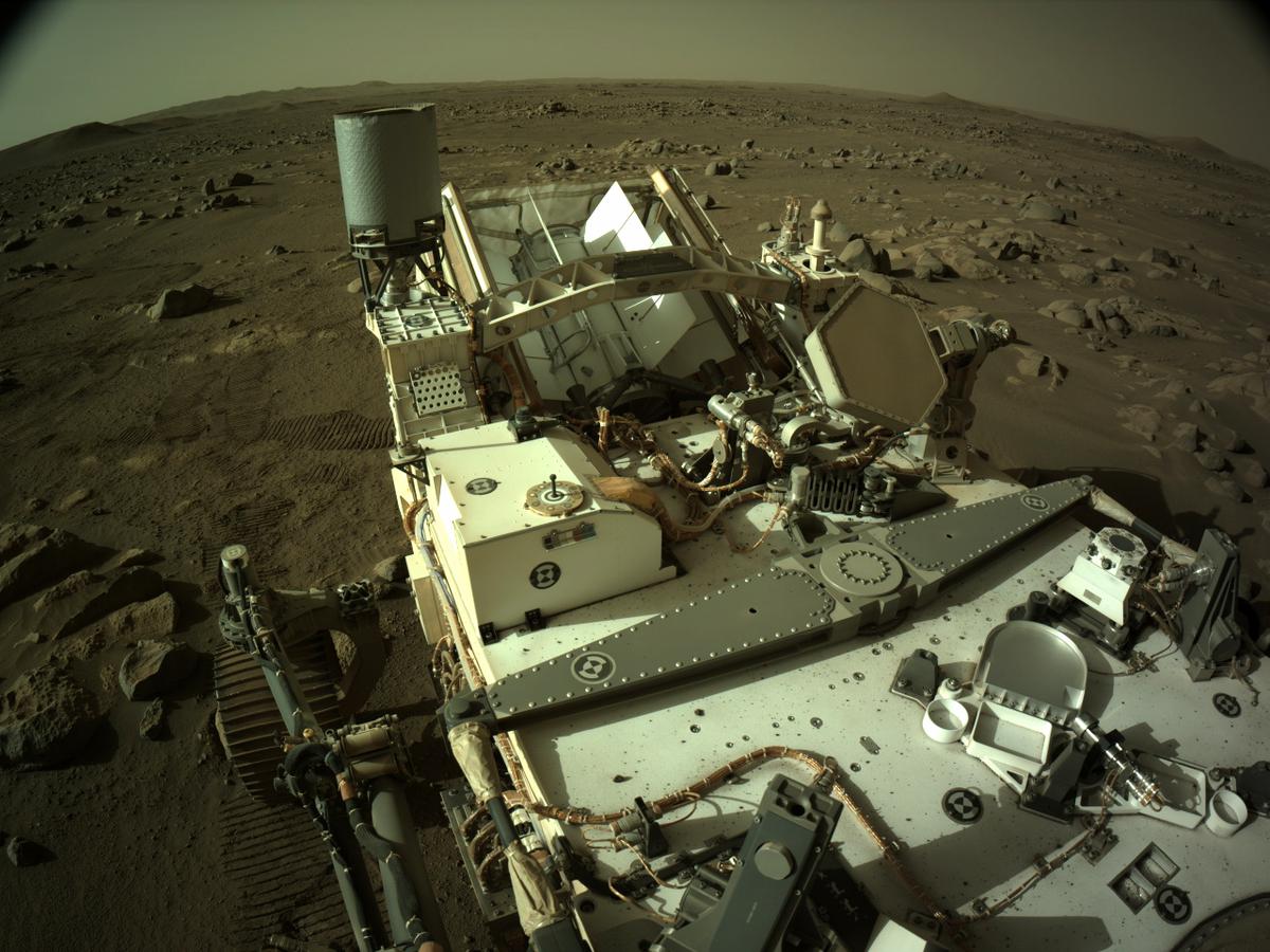 This image was taken by NAVCAM_LEFT onboard NASA's Mars rover Perseverance on Sol 65