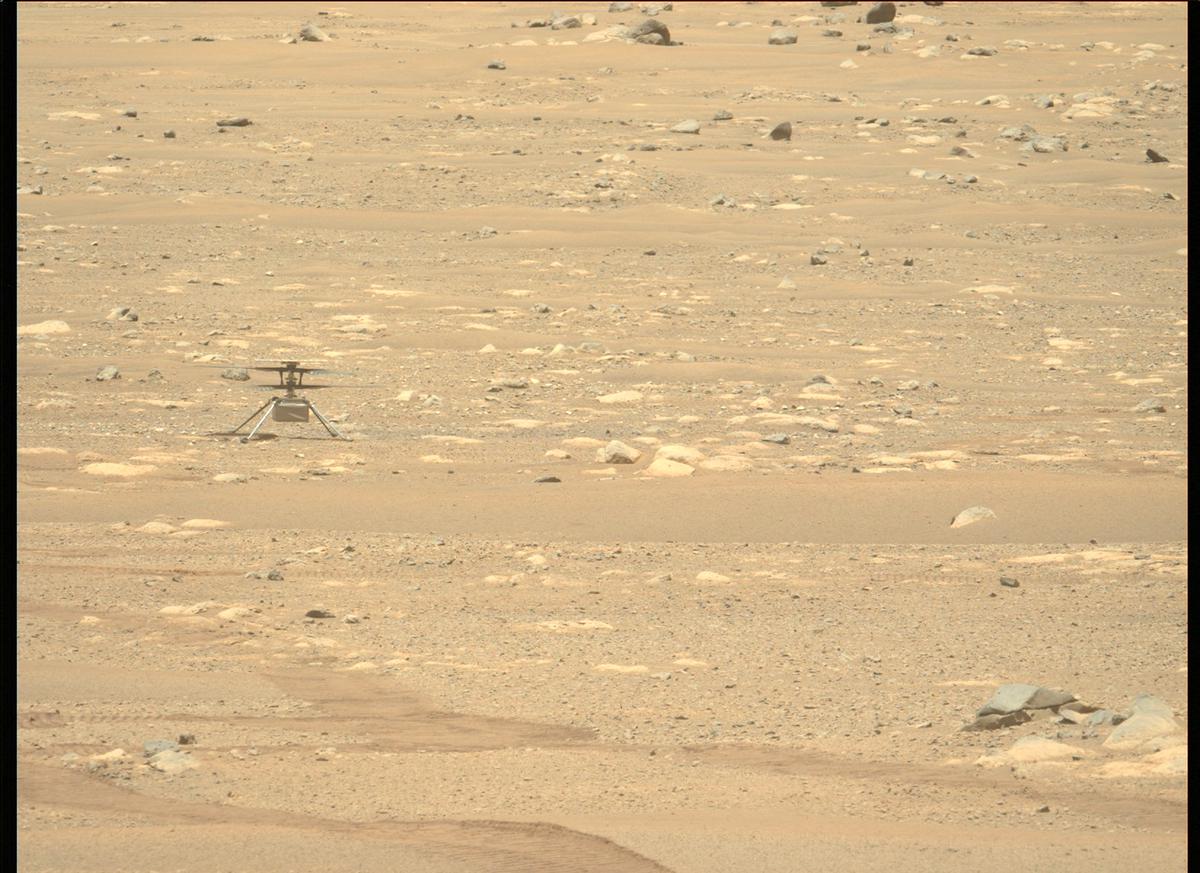 This image was taken by MCZ_LEFT onboard NASA's Mars rover Perseverance on Sol 65