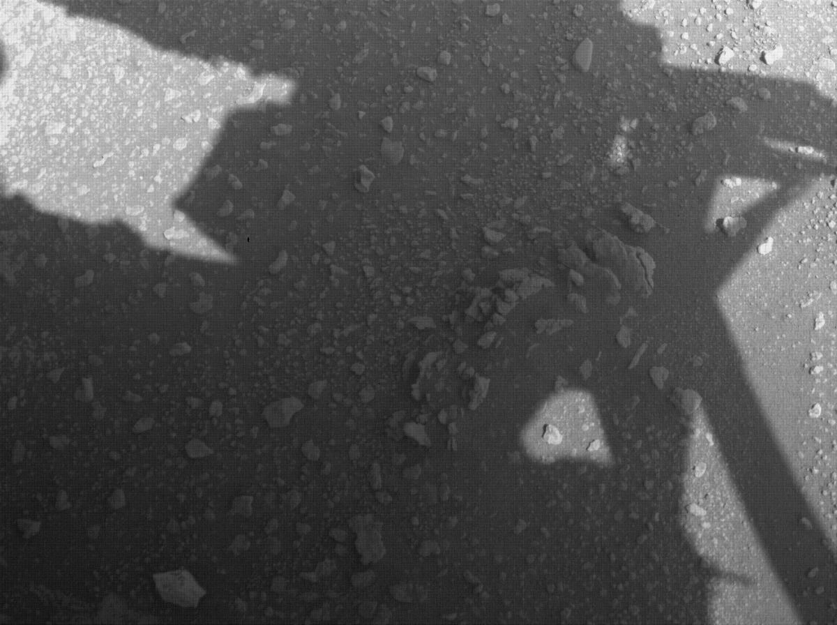 This image was taken by FRONT_HAZCAM_LEFT_A onboard NASA's Mars rover Perseverance on Sol 66