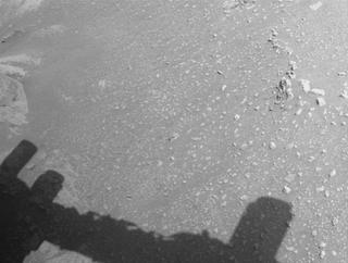 View image taken on Mars, Mars Perseverance Sol 66: Front Right Hazard Avoidance Camera (Hazcam)