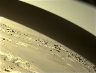 View image taken on Mars, Mars Perseverance Sol 68: Front Right Hazard Avoidance Camera (Hazcam)
