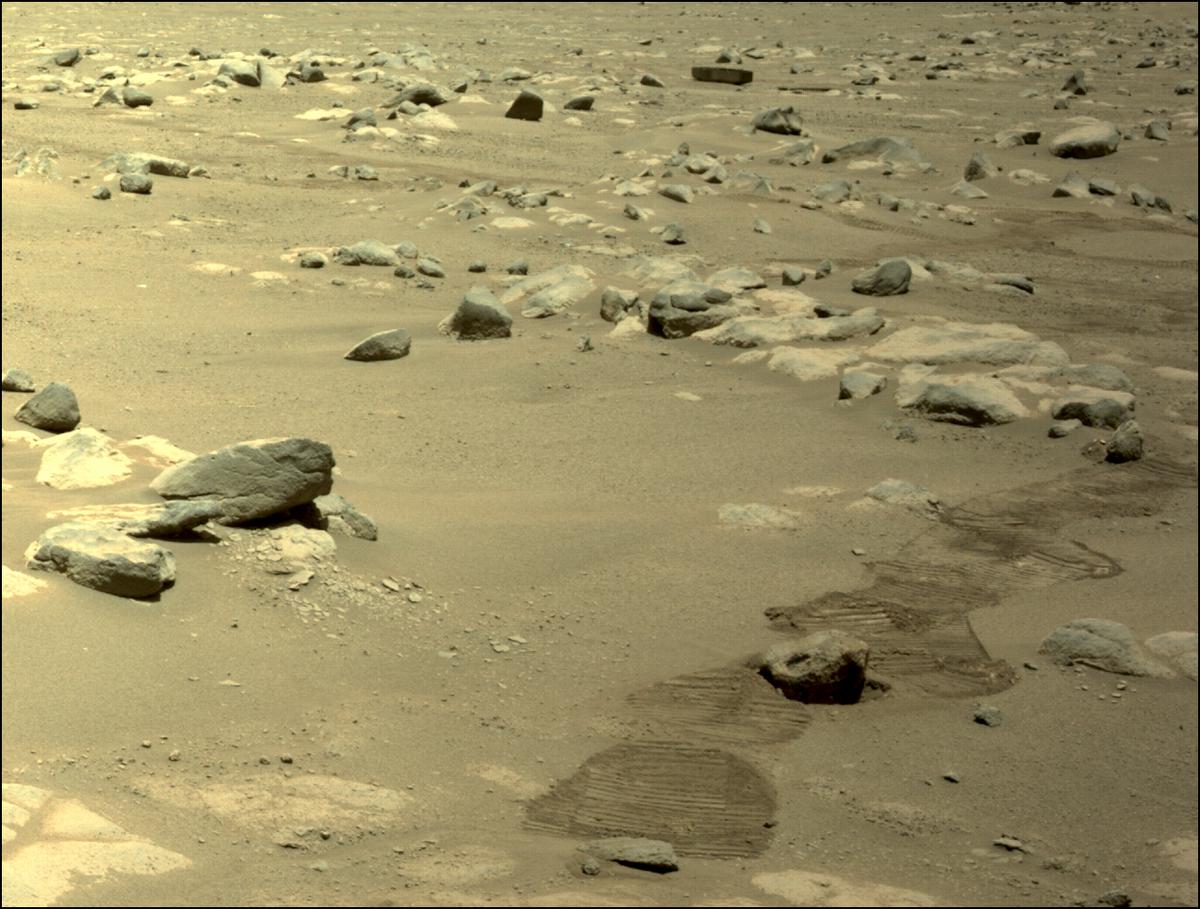 This image was taken by NAVCAM_LEFT onboard NASA's Mars rover Perseverance on Sol 68