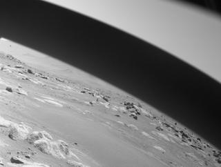 View image taken on Mars, Mars Perseverance Sol 69: Front Right Hazard Avoidance Camera (Hazcam)