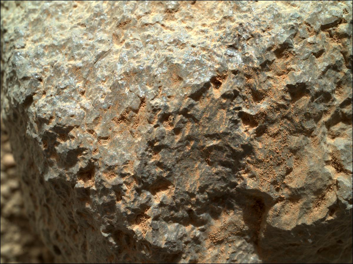 This image was taken by SHERLOC_WATSON onboard NASA's Mars rover Perseverance on Sol 69