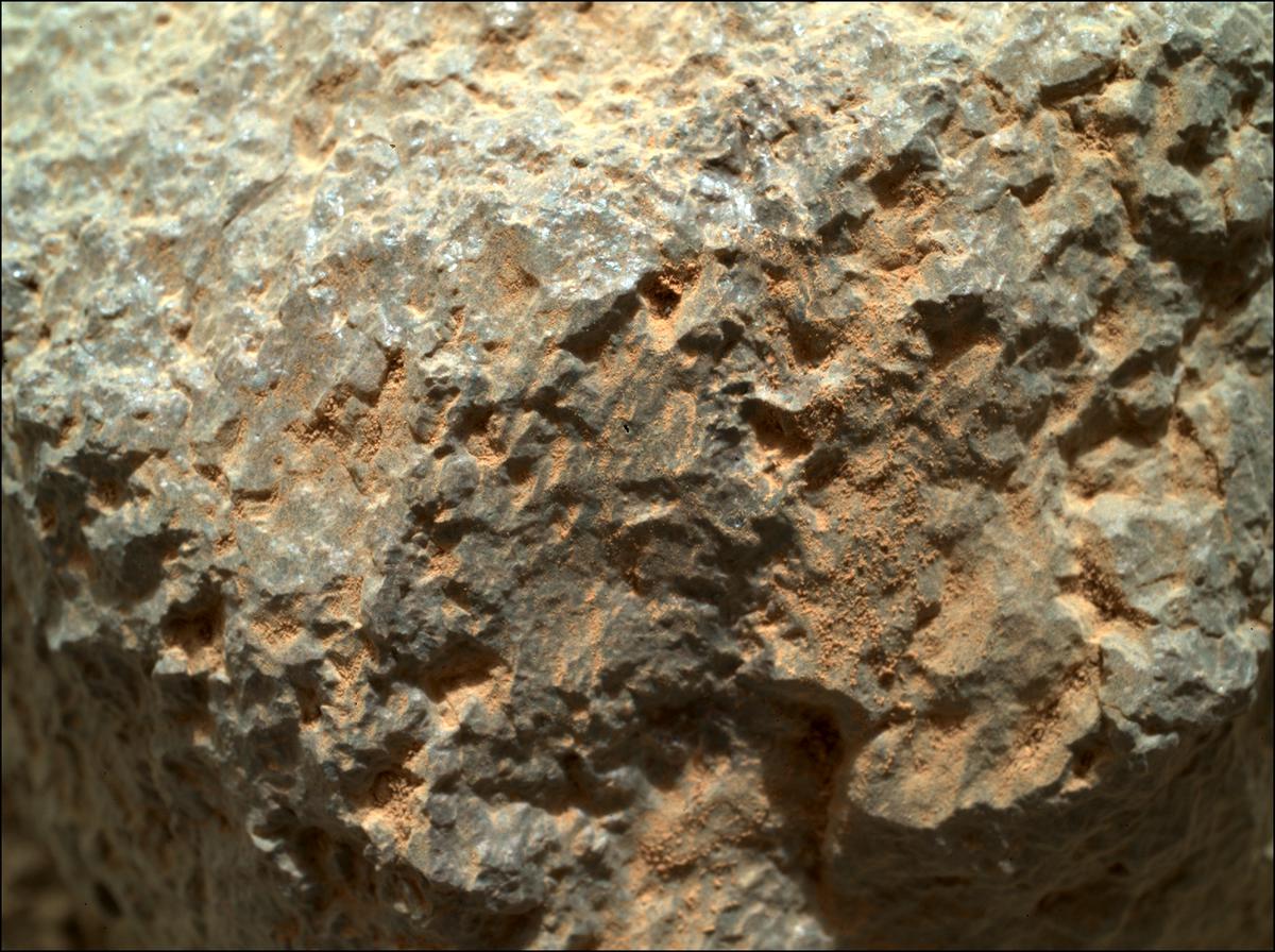 This image was taken by SHERLOC_WATSON onboard NASA's Mars rover Perseverance on Sol 69