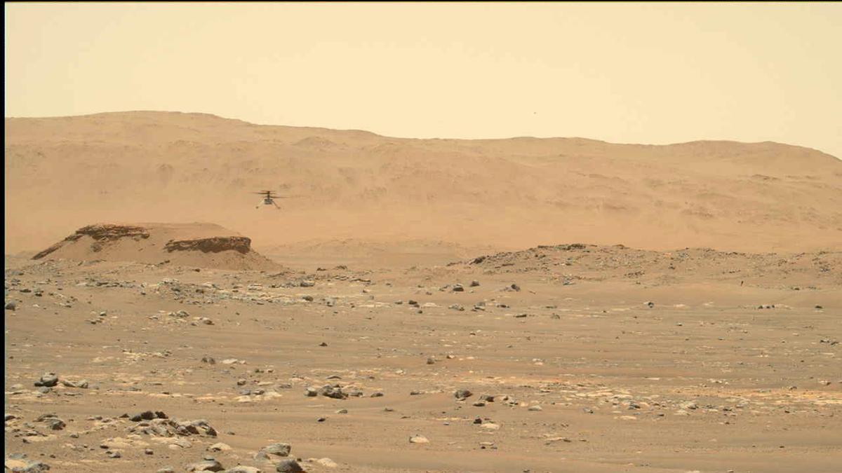 This image was taken by MCZ_RIGHT onboard NASA's Mars rover Perseverance on Sol 69
