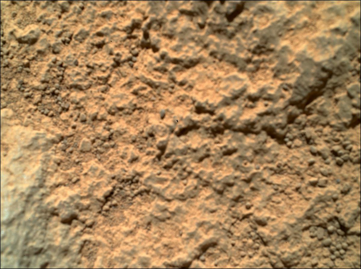 This image was taken by SHERLOC_WATSON onboard NASA's Mars rover Perseverance on Sol 71