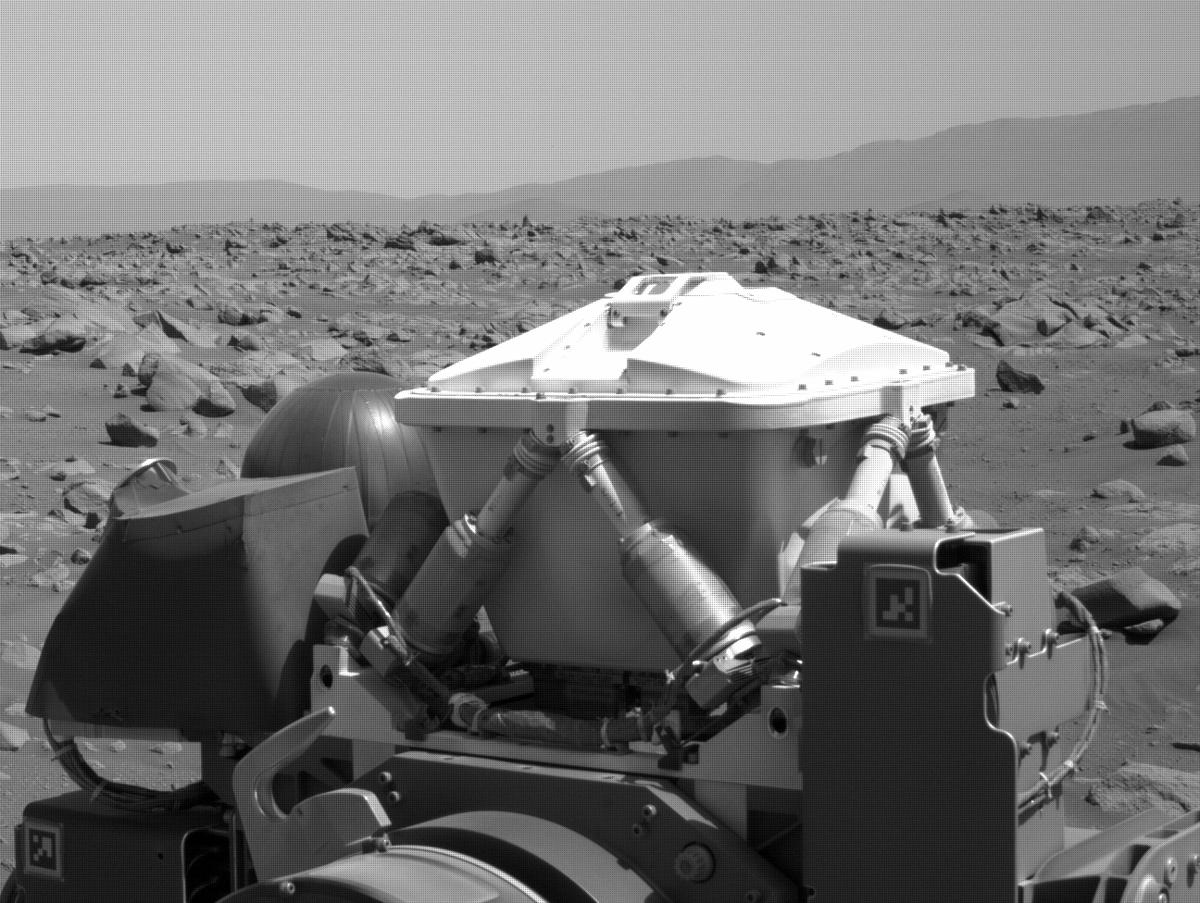 This image was taken by NAVCAM_LEFT onboard NASA's Mars rover Perseverance on Sol 74