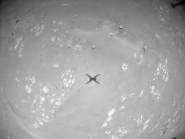 This image was taken by HELI_NAV onboard NASA's Mars rover Perseverance on Sol 76