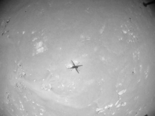 This image was taken by HELI_NAV onboard NASA's Mars rover Perseverance on Sol 76