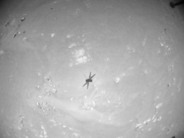 This image was taken by HELI_NAV onboard NASA's Mars rover Perseverance on Sol 76