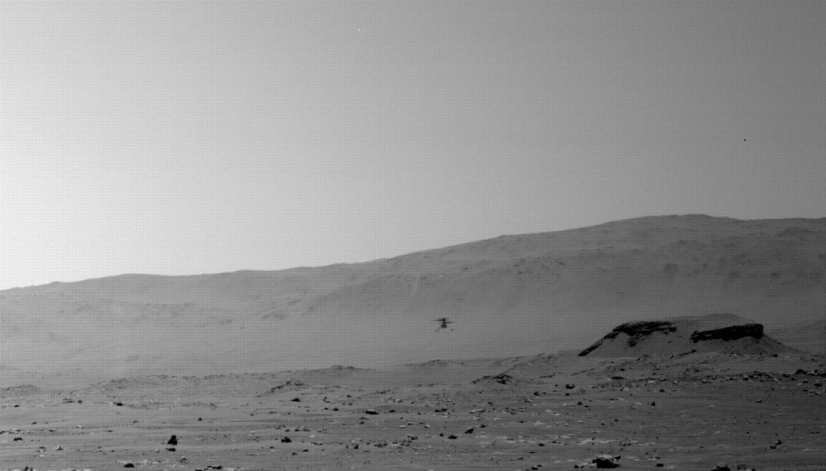 This image was taken by NAVCAM_RIGHT onboard NASA's Mars rover Perseverance on Sol 76