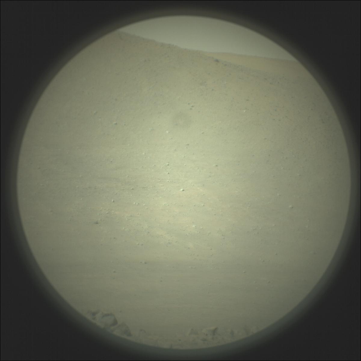 This image was taken by SUPERCAM_RMI onboard NASA's Mars rover Perseverance on Sol 76