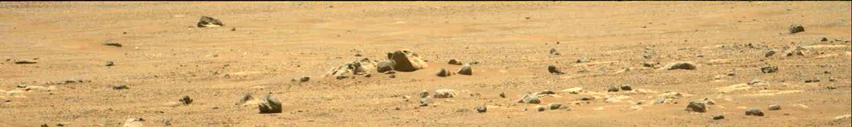 This image was taken by MCZ_LEFT onboard NASA's Mars rover Perseverance on Sol 76