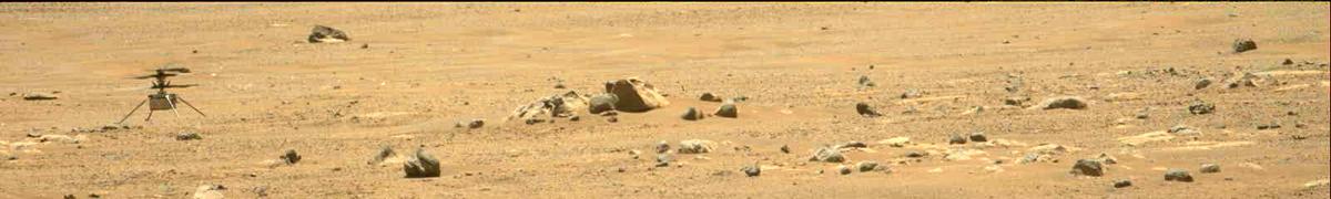 This image was taken by MCZ_LEFT onboard NASA's Mars rover Perseverance on Sol 76