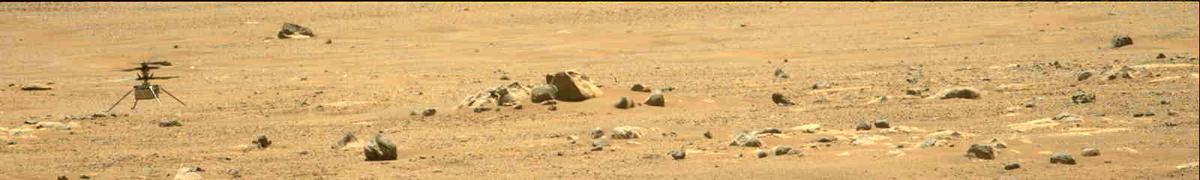 This image was taken by MCZ_LEFT onboard NASA's Mars rover Perseverance on Sol 76