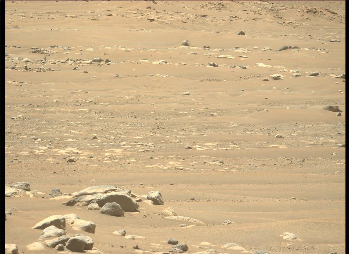 This image was taken by MCZ_LEFT onboard NASA's Mars rover Perseverance on Sol 76
