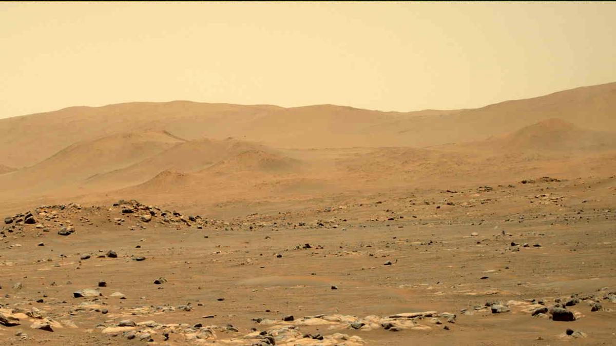 This image was taken by MCZ_RIGHT onboard NASA's Mars rover Perseverance on Sol 76