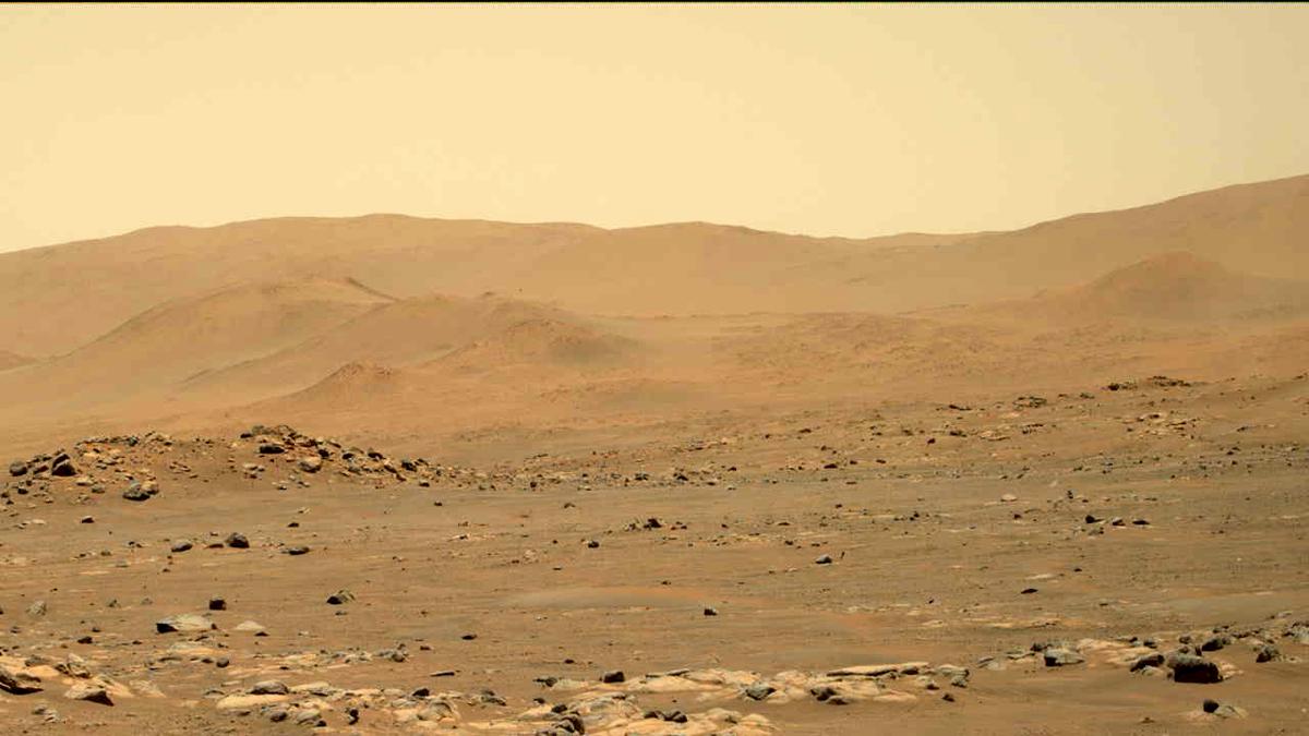 This image was taken by MCZ_RIGHT onboard NASA's Mars rover Perseverance on Sol 76