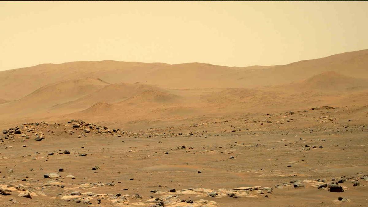 This image was taken by MCZ_RIGHT onboard NASA's Mars rover Perseverance on Sol 76
